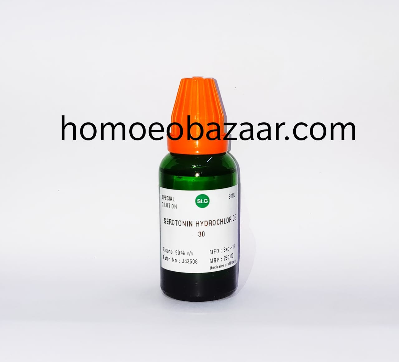 St. George Serotonin Hydrochloride 30 CH (30ml) St. George Serotonin Hydrochloride 30 CH (30ml)